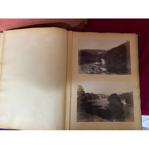 109 - 2 antique Victorian photo albums