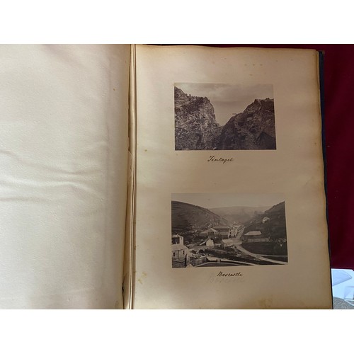 109 - 2 antique Victorian photo albums