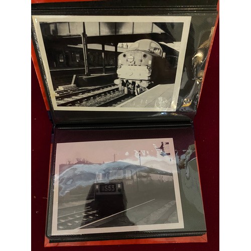 116 - 2 Albums of original 1960's railway photo's