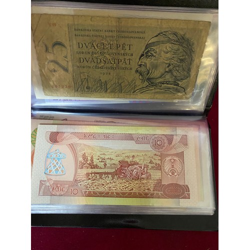 119 - Album of vintage bank notes