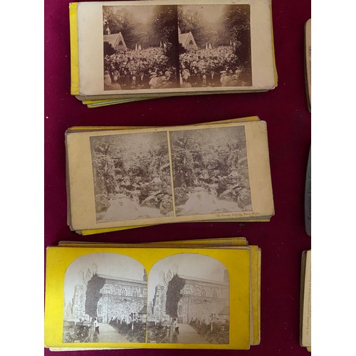 181 - Large bundle of stereoview stereoscope photos