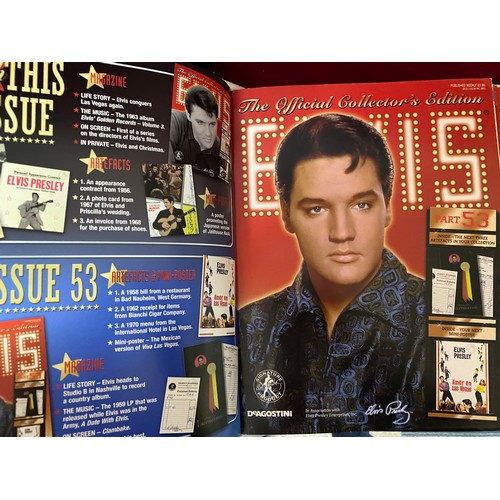 283 - Elvis collectable magazines in 4 binders.