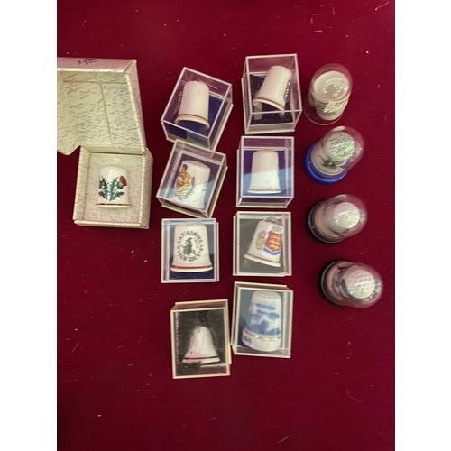 190 - Collection of spoons and thimbles