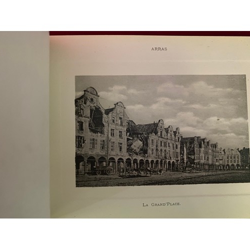 197 - WW1 photo book Arras before and after German bombardment