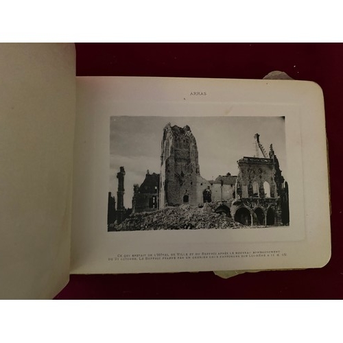 197 - WW1 photo book Arras before and after German bombardment