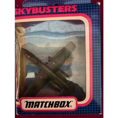 275 - 3 Vintage Matchbox Skybuster planes in boxes