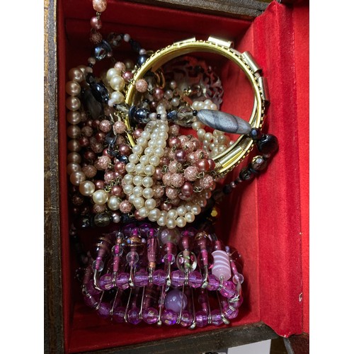 341 - Box of costume jewellery