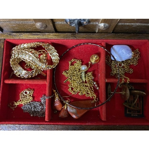 341 - Box of costume jewellery