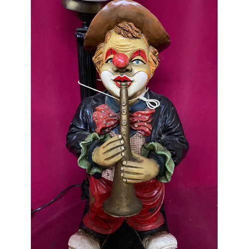 994 - Clown lamp in working condition but posts need repair measuring 70cms tall