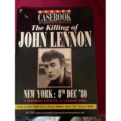 684 - Selection of John Lennon memorabilia including original 'In his own write’ book