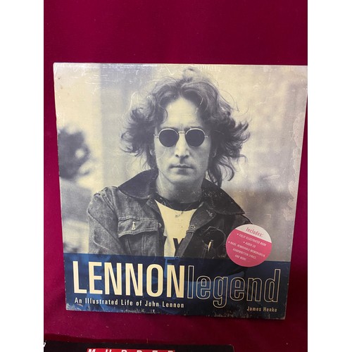 684 - Selection of John Lennon memorabilia including original 'In his own write’ book