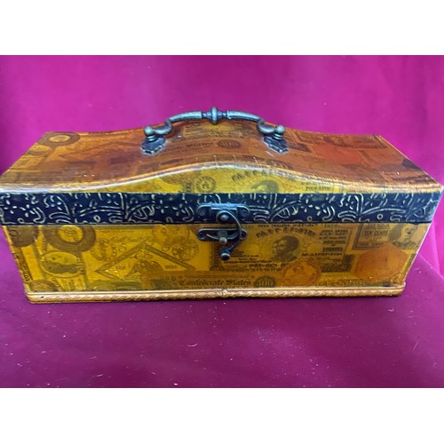 701 - 2 wooden ornate jewellery boxes with tallest measuring 34 cms tall