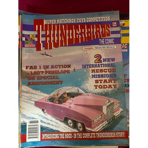 986 - Selection of 25 1990's Thunderbirds comics in excellent condition