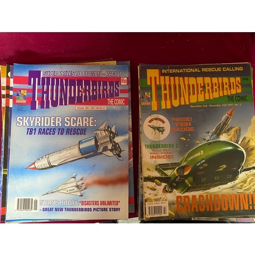 986 - Selection of 25 1990's Thunderbirds comics in excellent condition