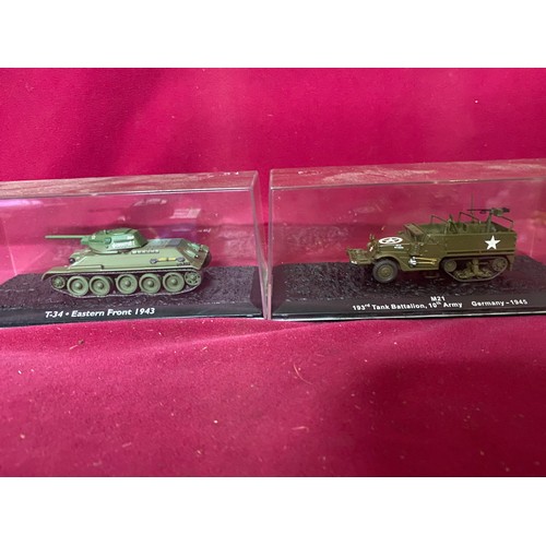 723 - 4 Boxed Diecast Military vehicles