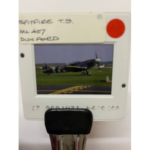 745 - Collection of approximately 130 35mm slides of military aircraft.