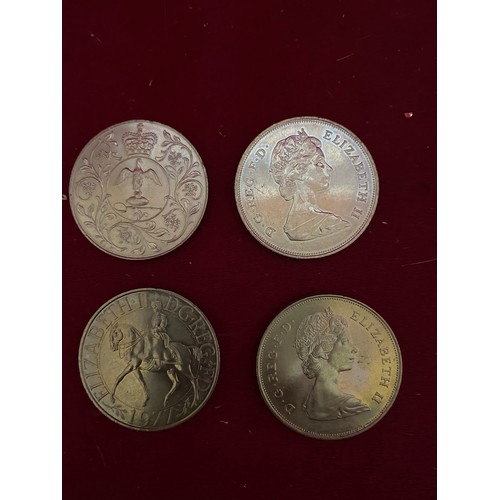 762 - Collection of crown coins.