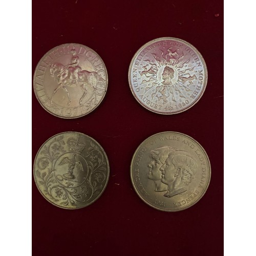 762 - Collection of crown coins.