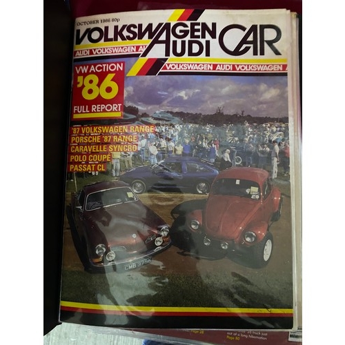 733 - Collection of VW and Citroen magazines and photo albums.