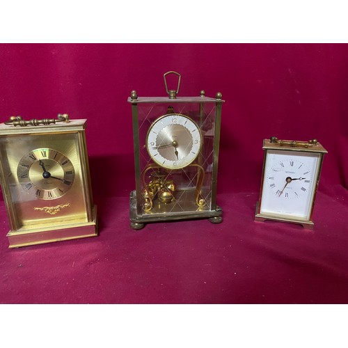 992 - Selection of 5 carriage clocks