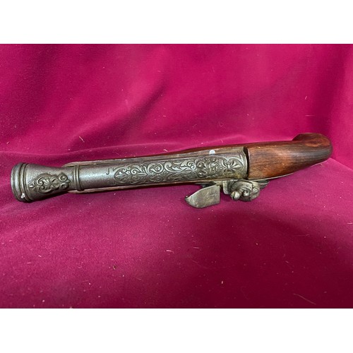 645 - Replica flintlock pistol