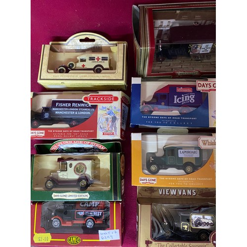 654 - 16 boxed model cars including Lledo (days gone), Collectables Ltd edition, vintage and commemorative... 