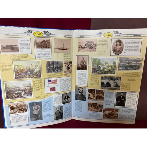 405 - American civil war book, newspaper and prints.