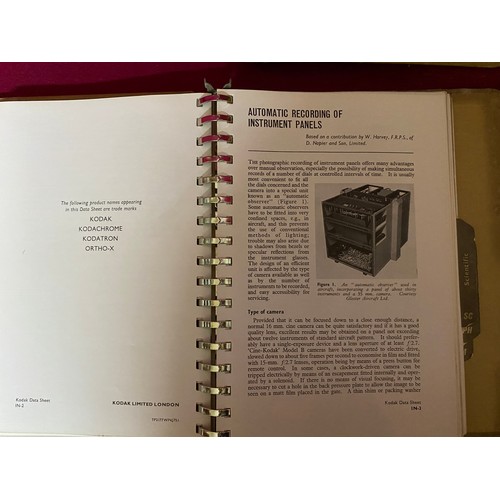 406 - Set of 4 Kodak data books
