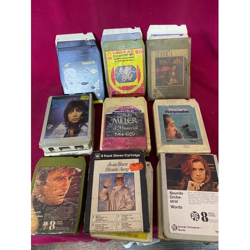 412 - Collection of 20, 8 track cassettes from Liberace, Perry Como, Glenn Miller and others.