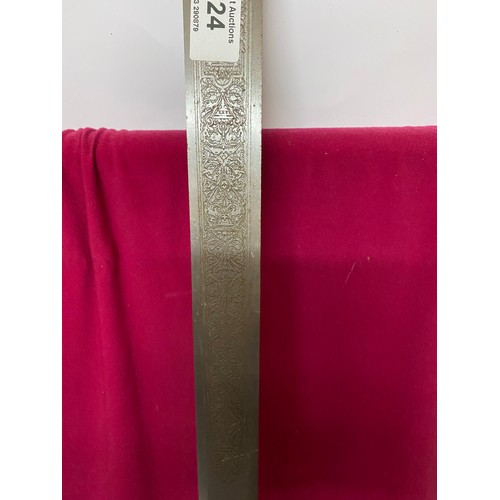 424 - Decorative sword 123 cms in length