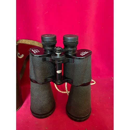 486 - A pair of Frank-Niipole 20 x 70 binoculars in case