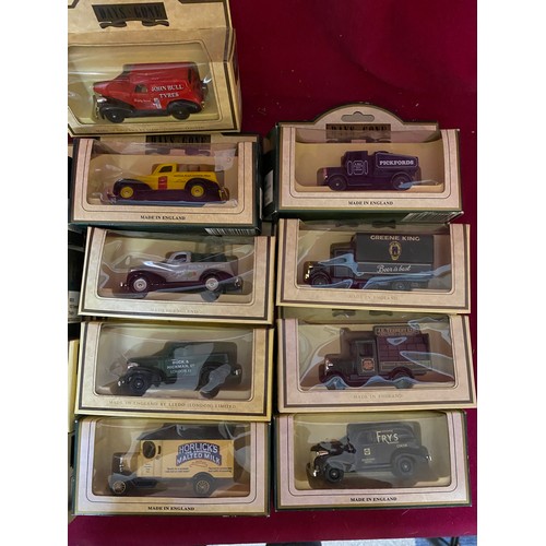 657 - Collection of 18 Lledo 'Days Gone' die cast collectable vans