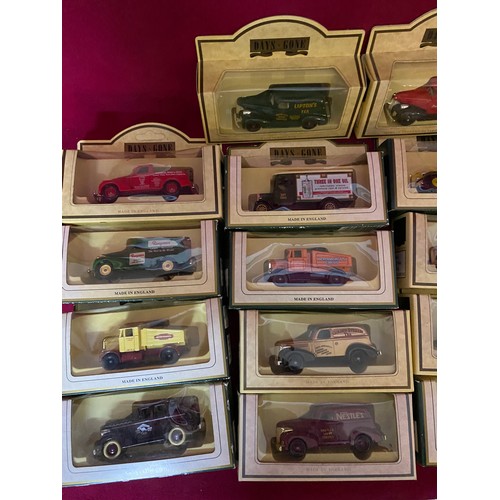 657 - Collection of 18 Lledo 'Days Gone' die cast collectable vans