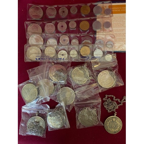 535 - Assortment of old coins and Royal memorabilia coins