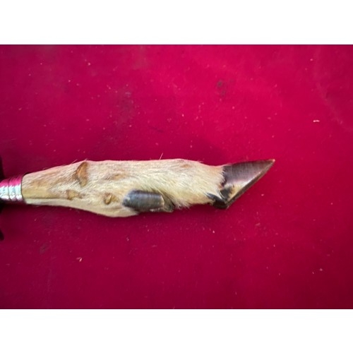 400 - Vintage Dagger with animal foot handle