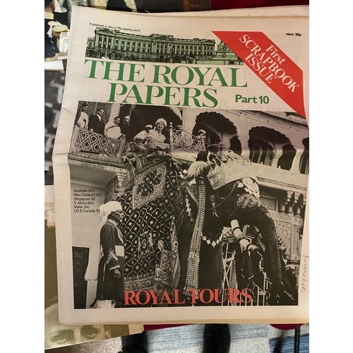 404 - Collection of Royal memorabilia, scrap books and newspapers