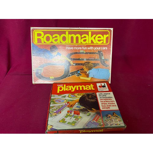 613 - 2 Vintage 1970's toys, SuperPlayMat by Dekker toys and Roadmaker boxed and complete.