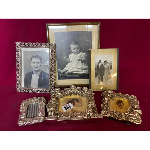 365 - Selection of vintage and decorative photogragh frames