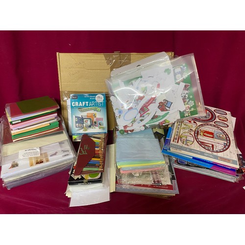 370 - Large collection of Cardcraft materials including paper infills, 5 cd's on how to make your own card... 