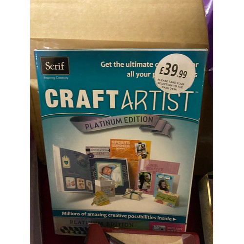 370 - Large collection of Cardcraft materials including paper infills, 5 cd's on how to make your own card... 