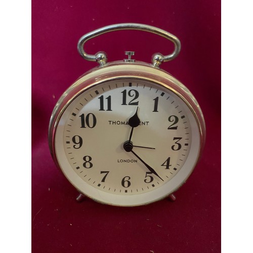 662 - Art Deco Barometer and Thomas Kent alarm clock