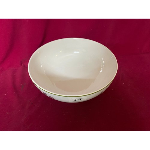441 - Tiffany & Co large Bowl Herbs Design 30 cms diameter