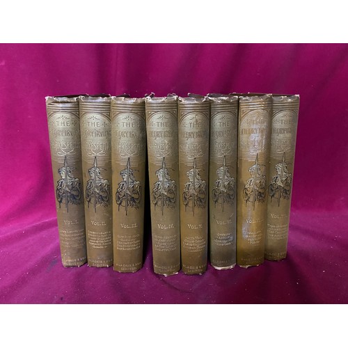 442 - Vintage book collection, Works of William Shakespeare, illustrated by Gordon Browne, full set vols 1... 