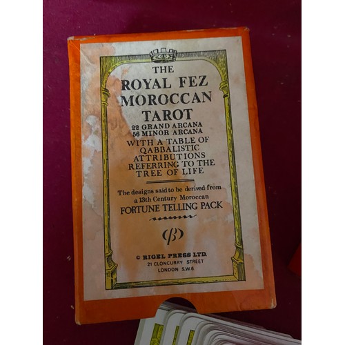 673 - Pack of Tarot cards from The Royal Fez Moroccan Tarot.