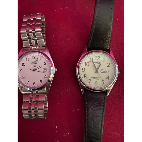 675 - Selection of 3 watches from Pulsar, Lorus and Timex