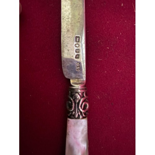 454 - Victorian silver Butterknife c1852, date letter C, Birmingham