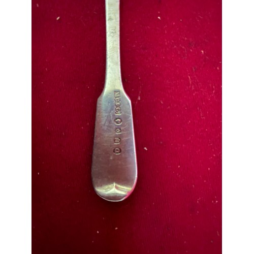 456 - Victorian Silver spoon Edinburgh 1872