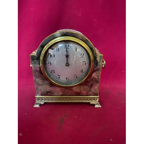 466 - Vintage mechanical wind-up clock with 8 day movement.