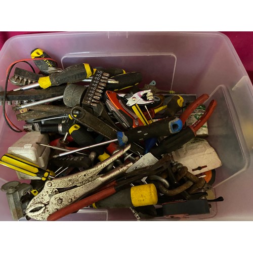 710 - Large selection of tools including screwdrivers, files, tapes, chisels, pliers etc