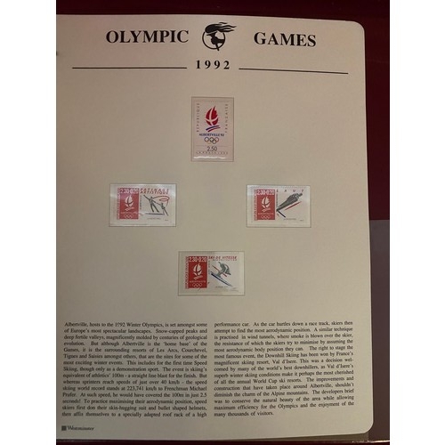 451 - 1992 Barcelona Olympic Games stamp album.